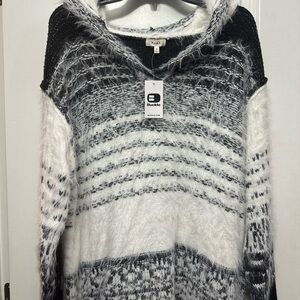 Buckle Monochrome Women's Cowl Neck Sweater